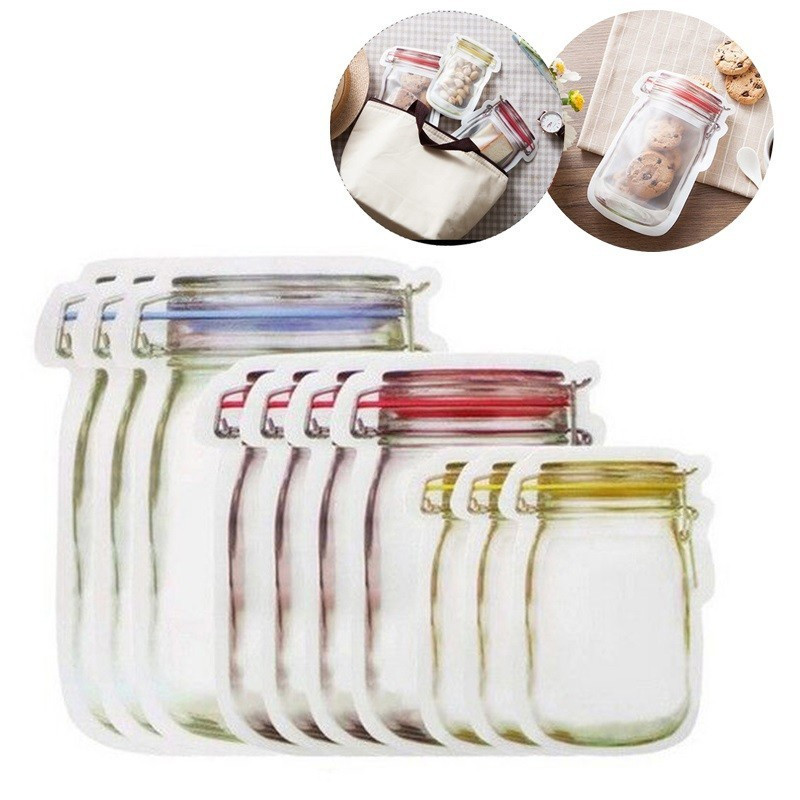 3 méretű, ételtároló tasak csomag (10 db) - Image 2