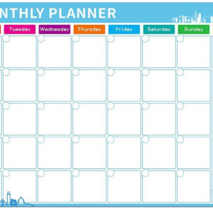 Mágneses Havi Tervező Naptár