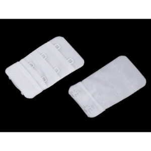 Melltartó hosszabbító – kétsoros – poliészter – 5 x 3,2 cm – 3 db