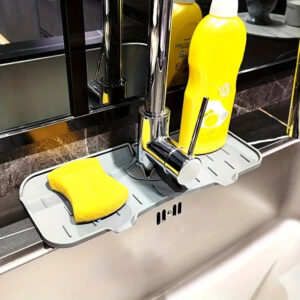 Mosogatószer és szivacstartó – 38 x 14 cm – szürke