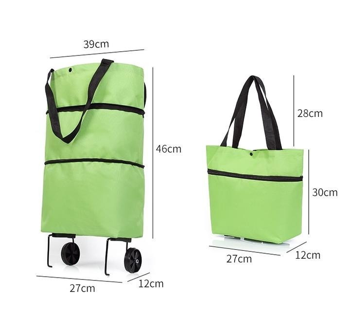Bevásárlókocsi, gurulós bevásárló táska - Image 3