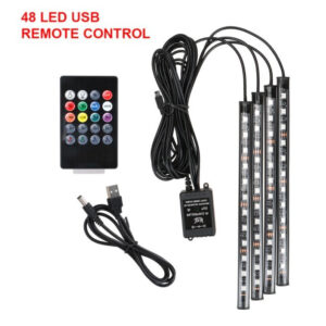 Telefonról irányítható utastér világítás, 48 LED