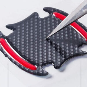 Karcolásvédő fólia autófogantyú alá, piros-fekete