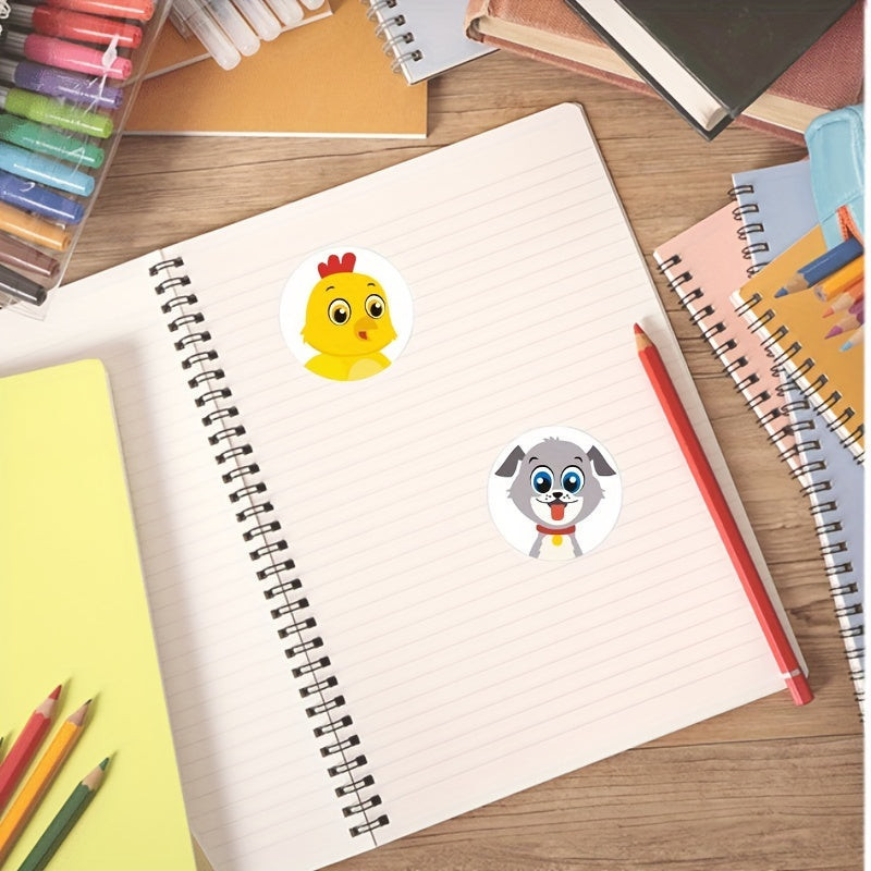 500 db-os Állatos matrica tekercs - Image 7