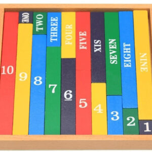 Mértani rudak – fa oktató játék