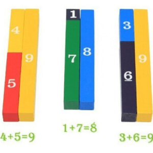 Mértani rudak – fa oktató játék