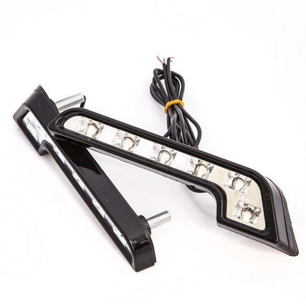 Autós nappali fény, fehér led lámpa 6 égős - Image 5