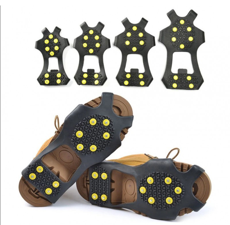 1 pár 10 szegecses csúszásgátló cípőborítás - Image 4