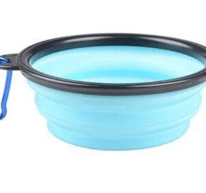 Latex hordozható etető és itató tál kutyáknak (350ML)