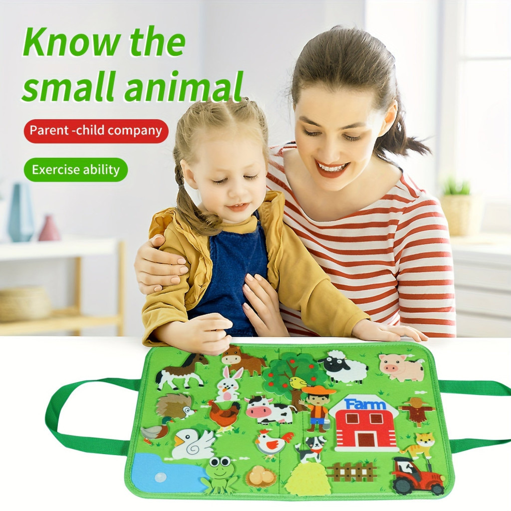 Tanyasi Állatok Filc Történetmesélő Készlet - Image 6