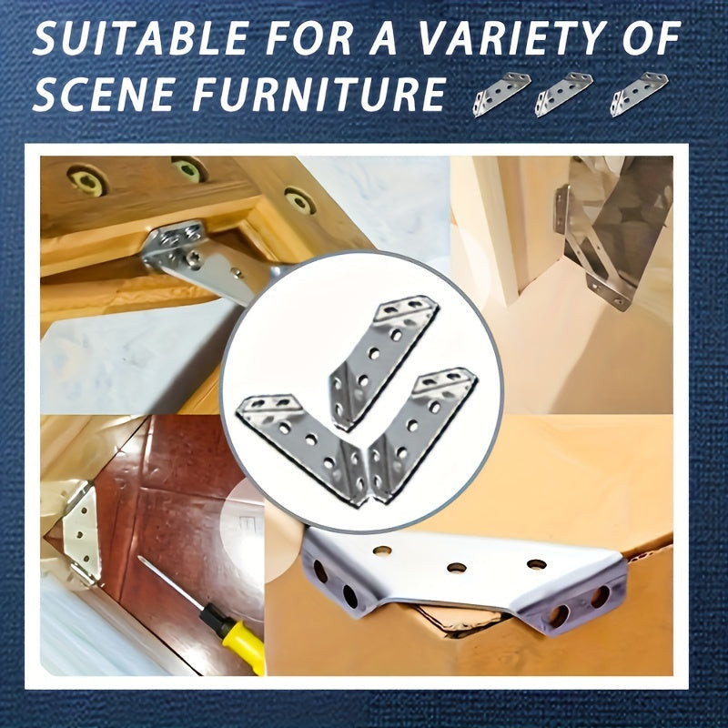 32 darabos Erős Rozsdamentes Acél Sarokmerevítő Készlet - Image 7