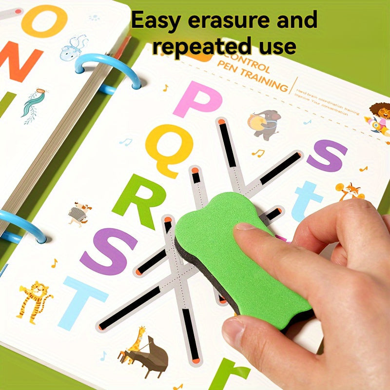 Oktató összekötős fejlesztő füzet tollal - Image 3