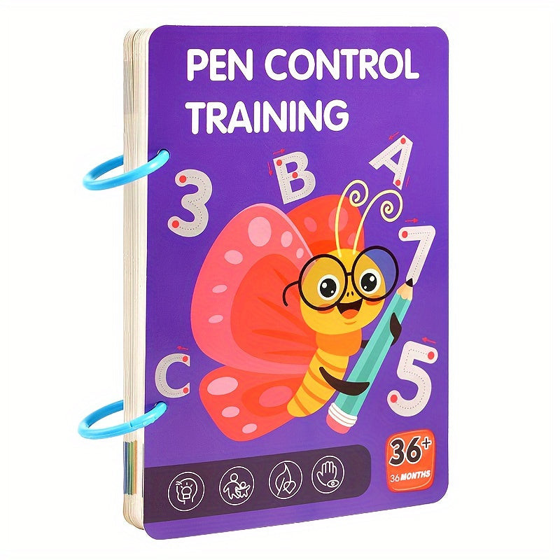 Oktató összekötős fejlesztő füzet tollal - Image 6