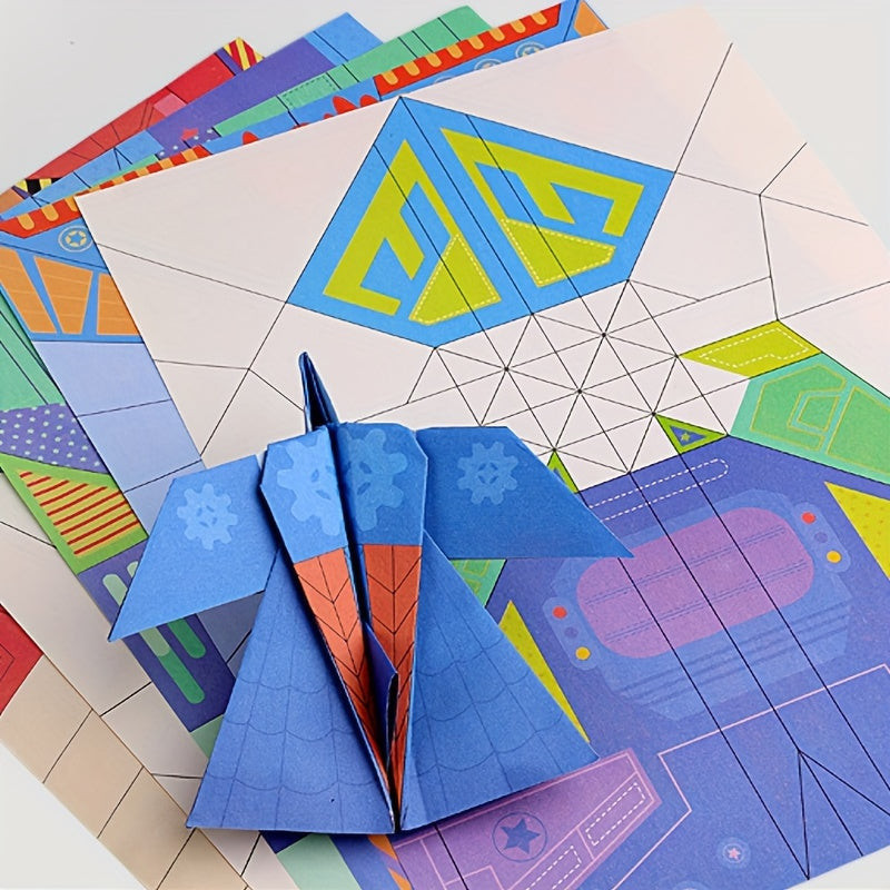 36 darabos Origami Papírrepülő készítő kézikönyv - Image 6