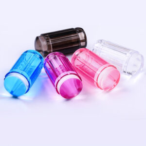 Fekete körömlakk bélyegző készlet kaparóval – Egyszerű barkács manikűr eszköz a professzionális eredményekért