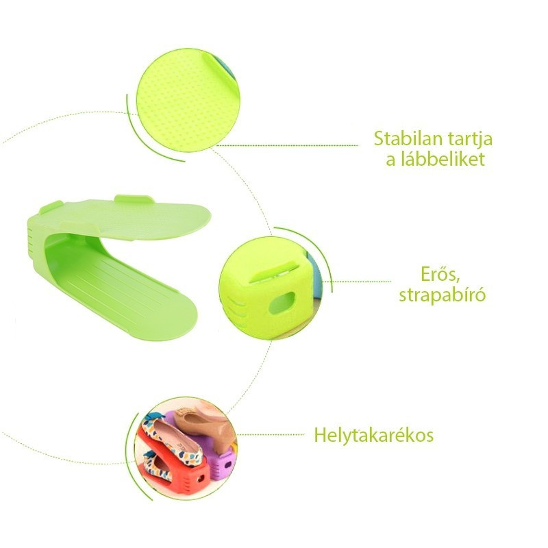 Cipőtároló, helytakarékos cipőrendező - Image 3