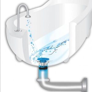 Fürdőszobai/konyhai lefolyószűrő